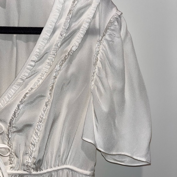 White Sheer Blouse - Picture 7 of 14